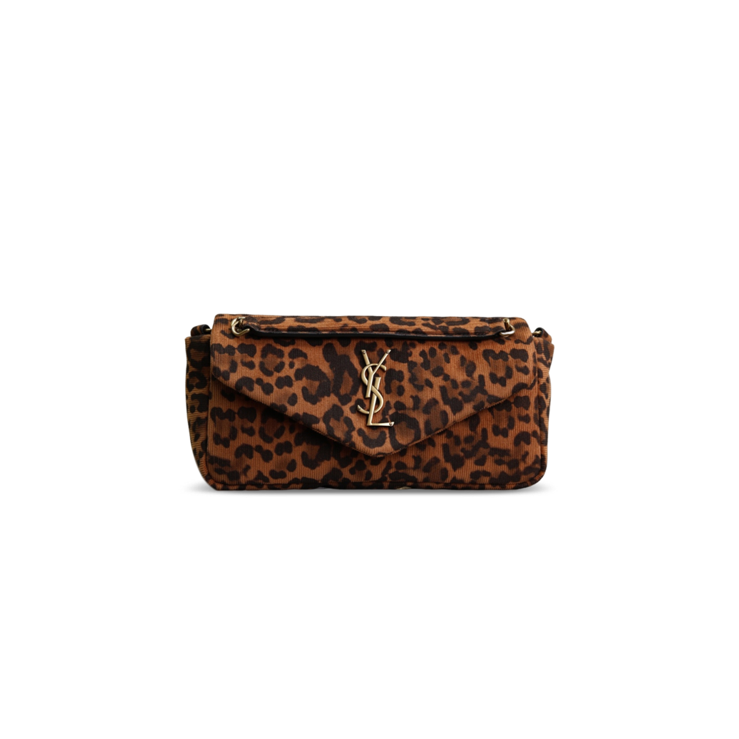 YSL CALYPSO SMALL IN LEOPARD-PRINT CANVAS 734153 (26*14*7cm)